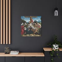 3494503488442447201_2048-1.jpeg The Descent from the Cross – Joos van Cleve (c. 1518-1520) – Renaissance Canvas Print