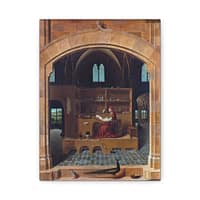3774382737433117596_2048-1.jpeg Saint Jerome in His Study – Antonello da Messina (c. 1475) – Renaissance Canvas Print
