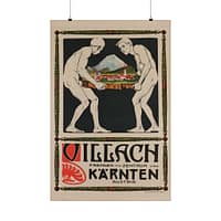 3868780759244264102_2048-1.jpeg Villach, Kärnten (Carinthia) – Pietro A. Sencig (c. 1900s) – Art Nouveau Poster Print