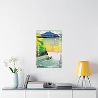 3909235340579216629_2048-1.jpeg Tenryu River boat tour from Nakappe to Futamata – Nagoya Rail Agency (c. 1930s) – Vintage Travel Poster Print