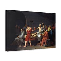 4301431482589946131_2048-1.jpeg The Death of Socrates – Jacques-Louis David (1787) – Classical Canvas Print