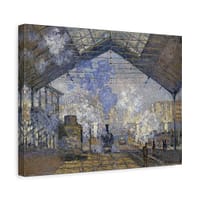 4571310983049897070_2048-1.jpeg La Gare Saint-Lazare – Claude Monet (1877) – Impressionist Canvas Print