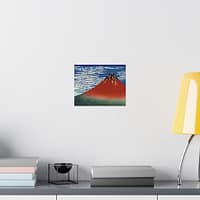 4958177305871756746_2048-1.jpeg Red Fuji (South Wind, Clear Sky) – Katsushika Hokusai (c. 1830-32) – Japanese Woodblock Poster Print
