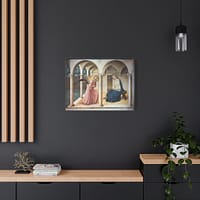 5083555822447812206_2048-1.jpeg The Annunciation (San Marco version) – Fra Angelico (c. 1440-1445) – Renaissance Canvas Print