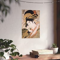 5417455758748356396_2048-1.jpeg The Courtesan Hanaogi of the Ogiya – Ichirakutei Eisui (c. 1798) – Japanese Woodblock Poster Print