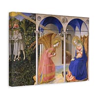 5694111754088171356_2048-1.jpeg The Annunciation (Prado version) – Fra Angelico (c. 1430-32) – Renaissance Canvas Print