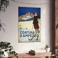 5912712542315333229_2048-1.jpeg Cortina d’Ampezzo, Italy – ENIT Italian National Tourist Board (c. 1920) – Vintage Travel Poster Print