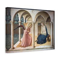 6763973745658647781_2048-1.jpeg The Annunciation (San Marco version) – Fra Angelico (c. 1440-1445) – Renaissance Canvas Print