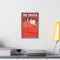 6977537767583607412_2048-1.jpeg The Poster, Miss Art and Miss Litho – Elisha Brown Bird (1896) – Art Nouveau Poster Print
