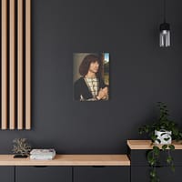 7270571673721800012_2048-1.jpeg Portrait of a Young Man at Prayer – Hans Memling (c. 1485-1490) – Renaissance Canvas Print