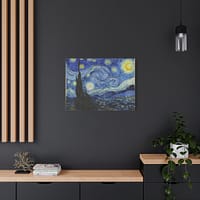 7316571801343935543_2048-1.jpeg The Starry Night – Vincent van Gogh (1889) – Impressionist Canvas Print