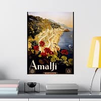 7620557334830926030_2048-1.jpeg Amalfi Coast, Italy – ENIT Italian National Tourist Board – Vintage Travel Poster Print