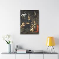 7865666130177935253_2048-1.jpeg Virgin of the Rocks – Leonardo da Vinci (c. 1483-1486) – Renaissance Canvas Print
