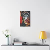7890019844697869395_2048-1.jpeg Isenheim Altarpiece (Annunciation panel) – Matthias Grünewald (c. 1512-1516) – Renaissance Canvas Print