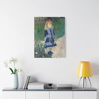 8057949664405604166_2048-1.jpeg A Girl With a Watering Can – Pierre-Auguste Renoir (1876) – Impressionist Canvas Print
