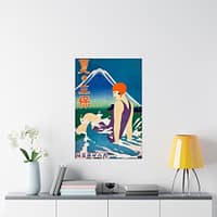 8268776538380616315_2048-1.jpeg Summer at Miho Peninsula – Nagoya Rail Agency (c. 1930s) – Vintage Travel Poster Print