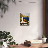 9263321077907610455_2048.jpeg Italian Lakes – ENIT Italian National Tourist Board (c. 1930) – Vintage Travel Poster Print