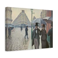 9294334277366516181_2048-1.jpeg Rue de Paris, temps de pluie (Paris Street in Rainy Weather) – Gustave Caillebotte (1877) – Impressionist Canvas Print