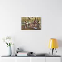 9940286783969959207_2048-1.jpeg Tametomo and the inhabitants of Onoshima Island – Katsushika Hokusai (1811) – Japanese Woodblock Canvas Print
