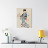 10705677048075715607_2048.jpeg Woman Holding a Fan - Katsushika Hokusai (1830) - Japanese Woodblock Canvas Print