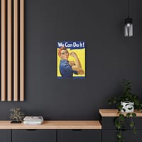 11992657425330417056_2048.jpeg We Can Do It! Rosie the Riveter - J. Howard Miller (1942-1945) - Patriotic WWII Canvas Print