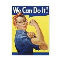 12229407923080479896_2048.jpeg We Can Do It! Rosie the Riveter - J. Howard Miller (1942-1945) - Patriotic WWII Canvas Print