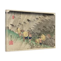 1283325404462992027_2048.jpeg Driving Rain at Shono (Shono Hakuu) - Utagawa Hiroshige (c. 1832-34) - Japanese Woodblock Canvas Print