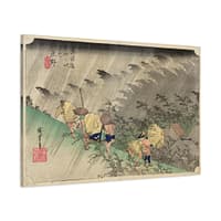 13554638380294882298_2048.jpeg Driving Rain at Shono (Shono Hakuu) - Utagawa Hiroshige (c. 1832-34) - Japanese Woodblock Canvas Print