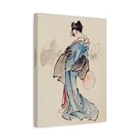 13720693296609005360_2048.jpeg Woman Holding a Fan - Katsushika Hokusai (1830) - Japanese Woodblock Canvas Print