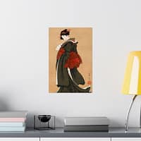 13837913383830012633_2048.jpeg Woman Holding a Fan - Katsushika Hokusai (c. 1810-1811) - Japanese Woodblock Poster Print