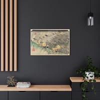 17498129124601682237_2048.jpeg Driving Rain at Shono (Shono Hakuu) - Utagawa Hiroshige (c. 1832-34) - Japanese Woodblock Canvas Print