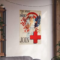 2065729376677736195_2048.jpeg The Spirit of America - Join - Howard Chandler Christy (1919) - Patriotic Poster Print