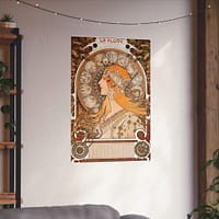 2617009654048846811_2048.jpeg Zodiaque, La Plume - Alphonse Mucha (ca. 1896-1897) - Art Nouveau Poster Print