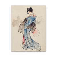 461928889929311913_2048.jpeg Woman Holding a Fan - Katsushika Hokusai (1830) - Japanese Woodblock Canvas Print