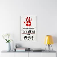 5375664490514577547_2048.jpeg The Hun, his Mark - Blot it Out with Liberty Bonds - James Allen St. John (1918) - Patriotic WWI Poster Print