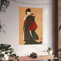6491408312585253213_2048.jpeg Woman Holding a Fan - Katsushika Hokusai (c. 1810-1811) - Japanese Woodblock Poster Print