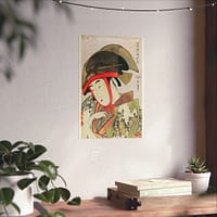 8014674747398374243_2048.jpeg Yoshiwara Suzume - Kitagawa Utamaro (1780) - Japanese Woodblock Poster Print