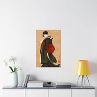 8361324793546201531_2048.jpeg Woman Holding a Fan - Katsushika Hokusai (c. 1810-1811) - Japanese Woodblock Poster Print