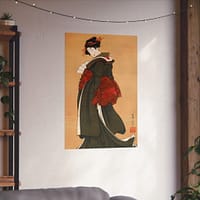 8945602955804317683_2048.jpeg Woman Holding a Fan - Katsushika Hokusai (c. 1810-1811) - Japanese Woodblock Poster Print