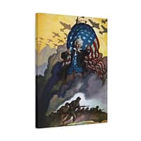 9977407350161475675_2048.jpeg Buy War Bonds - Newell Convers Wyeth (1942) - Patriotic WWII Canvas Print
