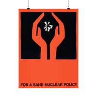 10514126488822889084_2048-1.jpeg For a Sane Nuclear Policy - Saul Bass (1964) - Atomic Age Poster Print