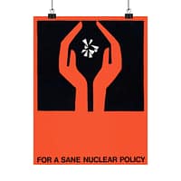 4408573964983626088_2048-1.jpeg For a Sane Nuclear Policy - Saul Bass (1964) - Atomic Age Poster Print