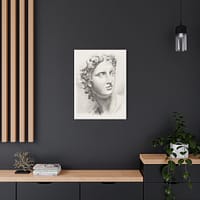 7473845778724843570_2048.jpeg Academic study of a plaster cast of an antique statue - Johannes Tavenraat (c. 1819-1888) - Vintage Art Canvas Print