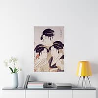10155257437881951718_2048.jpeg Three Beauties of the Present Day - Kitagawa Utamaro (c. 1792-93) - Japanese Woodblock Poster Print
