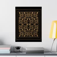 10170642338828369559_2048.jpeg Art Deco Geometric Velvet Pattern (c. 1920-1930) - Art Deco Poster Print