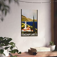 1017506283214158039_2048.jpeg Italian Lakes – ENIT Italian National Tourist Board (c. 1930) – Vintage Travel Poster Print