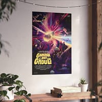 10218973580231761664_2048.jpeg Gamma Ray Ghouls - A Radiating Thriller of Cosmic Proportions! - NASA (2021) - Space Age Poster Print