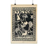 10259397483205421575_2048.jpeg Victor Bicycles ad – William Henry Bradley (c. 1896) – Art Nouveau Poster Print