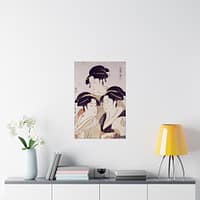 10303985872218220594_2048.jpeg Three Beauties of the Present Day - Kitagawa Utamaro (c. 1792-93) - Japanese Woodblock Poster Print