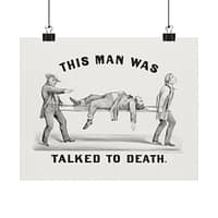 10667793441589680724_2048.jpeg This Man Was Talked to Death - John Cameron (1873) - Vintage Art Poster Print
